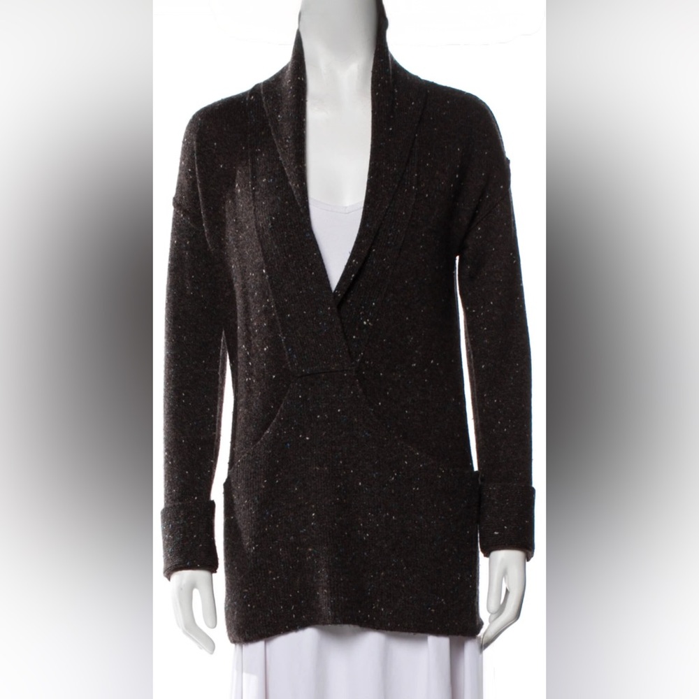 Kokun shawl neck cashmere sweater. Size medium.